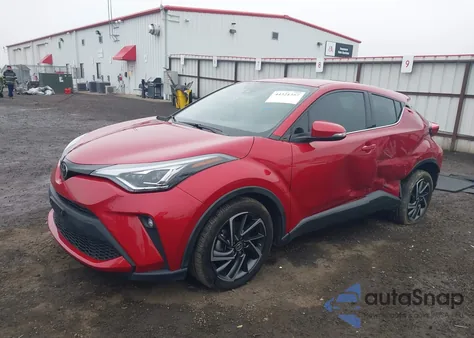 2021 Toyota C-Hr Limited из США, поврежденный, VIN NMTKHMBX7MR129874